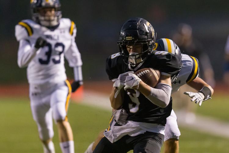 The Cabarrus Warriors (Cannon School / Concord First Assembly) defeat the North Raleigh Christian Academy Knights 21-14 on Friday Night.