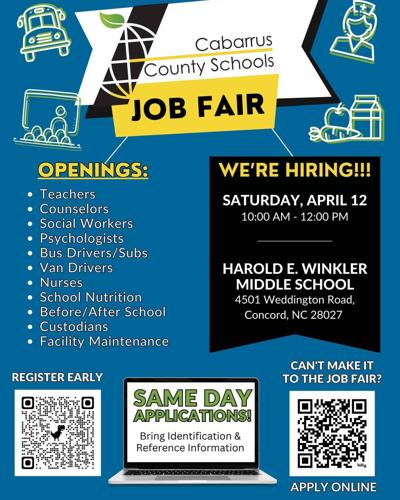 Cabarrus County Schools Job Fair
