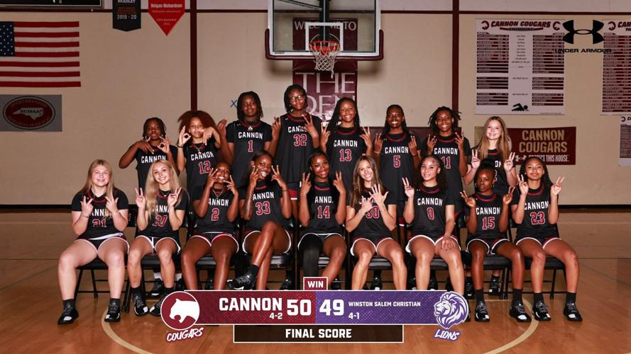 Cannon School girls nip Winston-Salem Christian