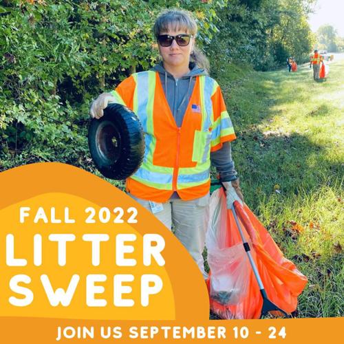 Fall litter sweep