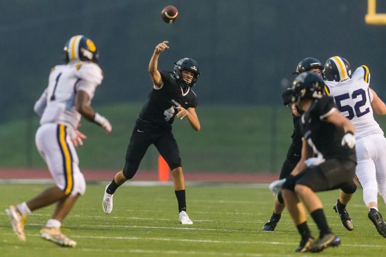 The Cabarrus Warriors (Cannon School / Concord First Assembly) defeat the North Raleigh Christian Academy Knights 21-14 on Friday Night.