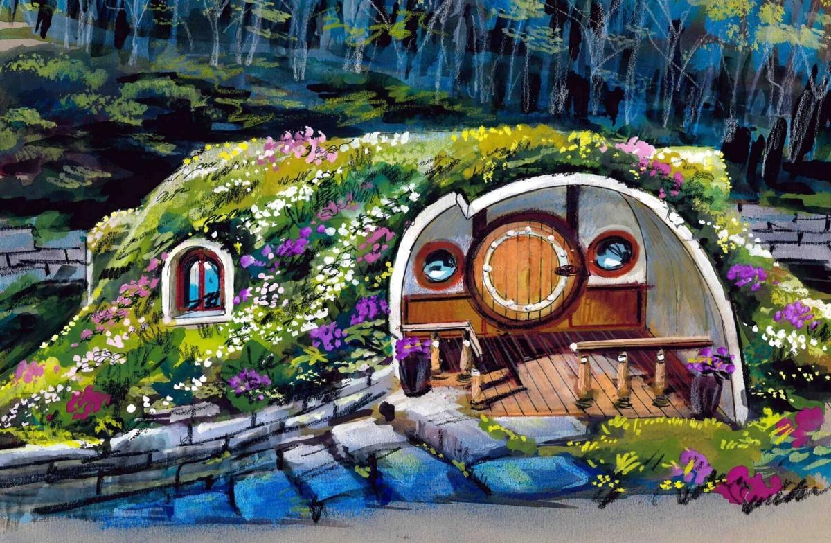 Hobbit House Rendering