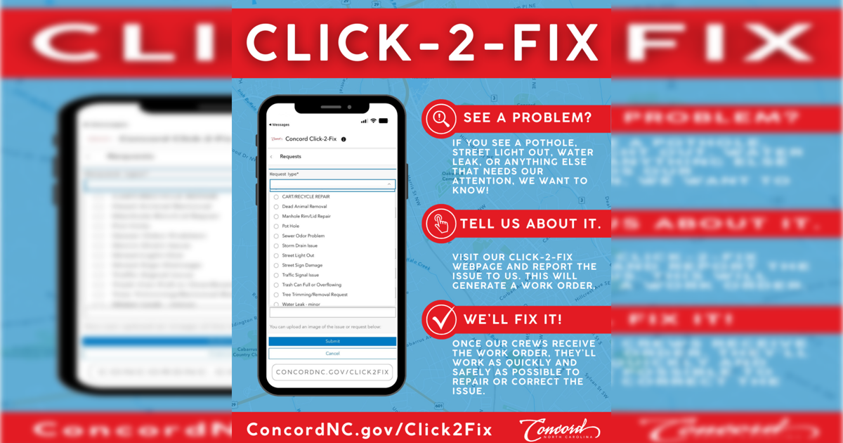 Concord launches Click-2-Fix tool to report issues