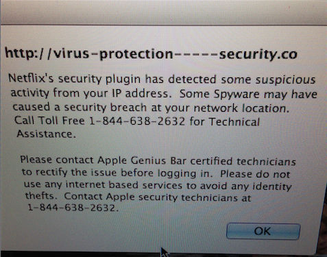 computer scan screen shot