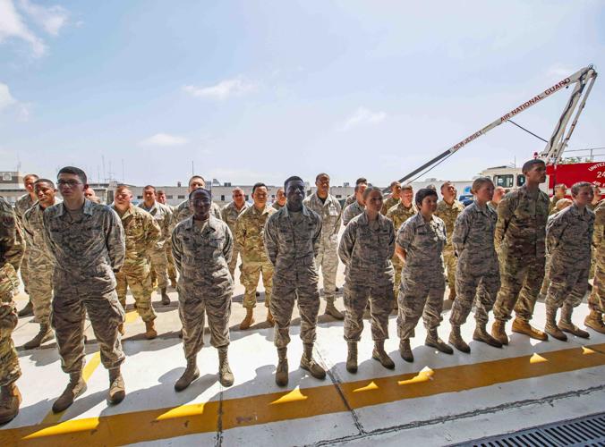 Governor Phil Murphy and U.S. Representative Donald Norcross visits military base