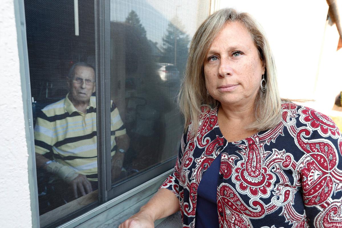 Michelle Layer visits dad at the nursing home (copy)