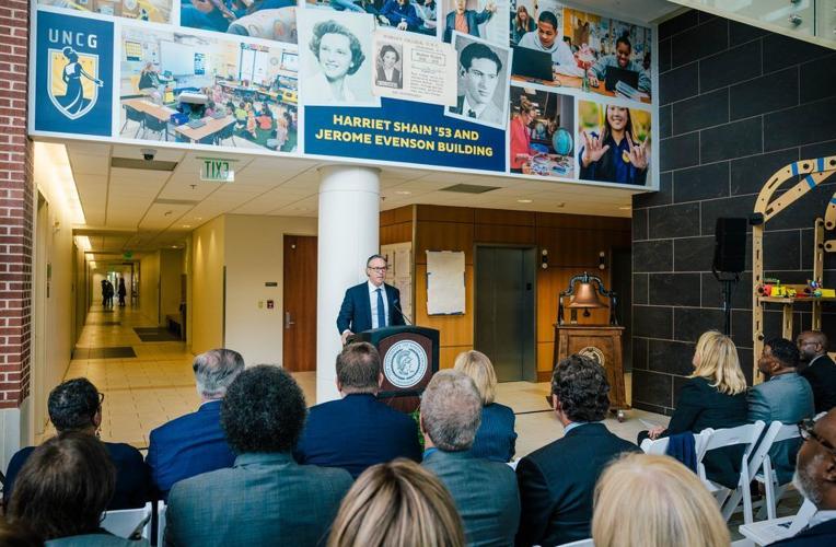 UNCG names School of Education building for Harriet Shain and Jerome Evenson