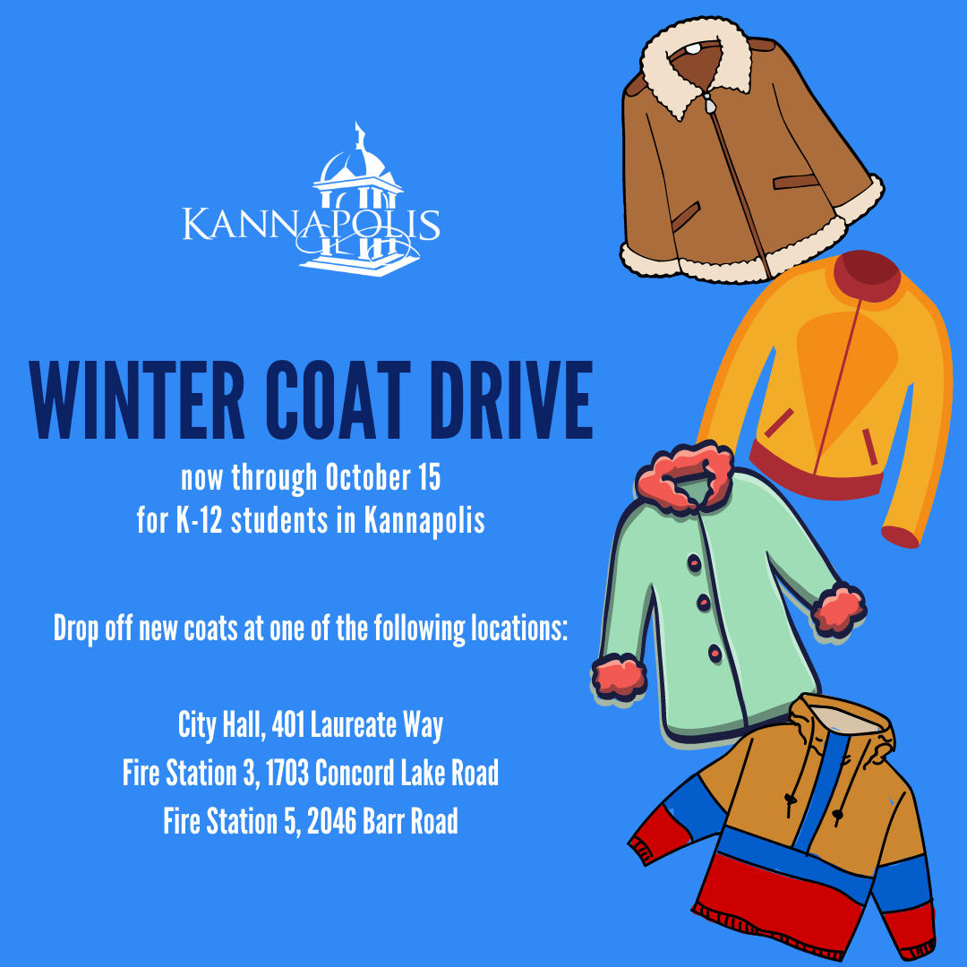 Kannapolis fire and police host a winter coat drive