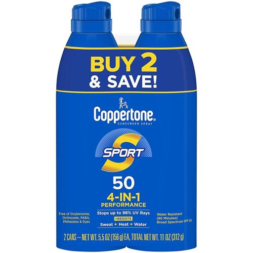 Coppertone SPORT Continuous Sunscreen Spray