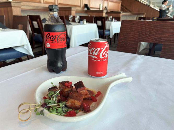 Pork belly and Coke