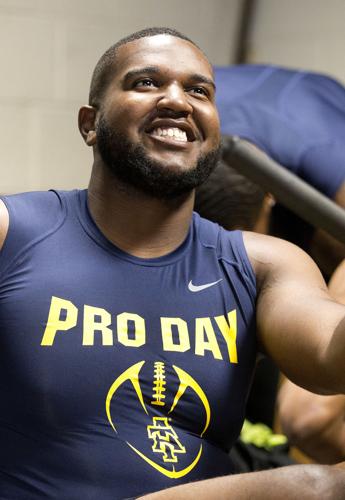 Pro Day for A&T's Brandon Parker