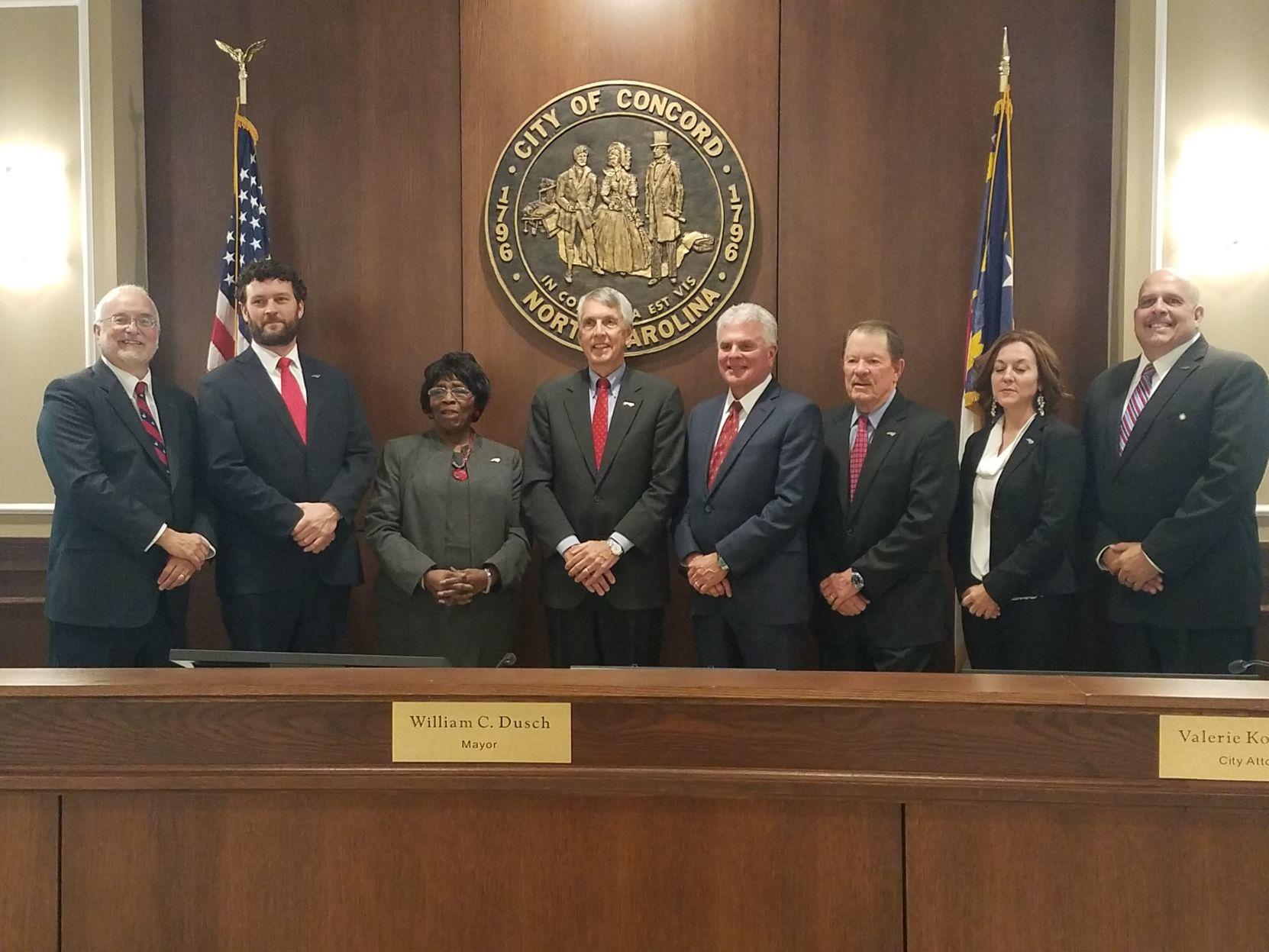 All on board Elected Concord City Council members sworn in