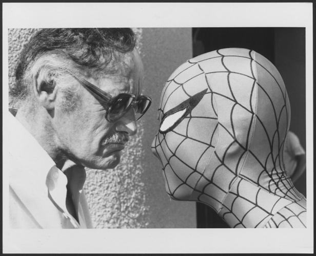 Stan Lee and Spider-Man