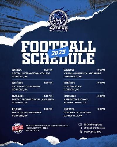 Barber-Scotia football schedule