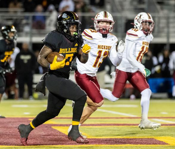 The Red Tornados ended the Bulldogs winning streak in the fourth round of the 2025 NCHSAA Football Championship playoff game 36 - 29.