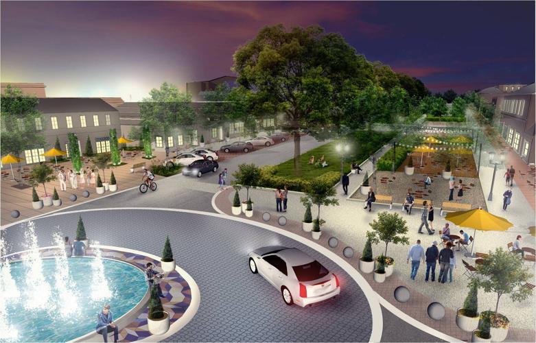 Downtown streetscape