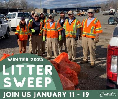 Join the Concord Litter Sweep Jan. 11-19