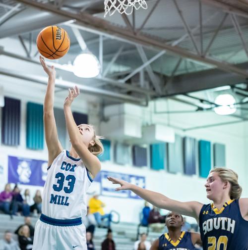 Girls Basketball Holmes Buzzer Beater Completes Cox Mill S