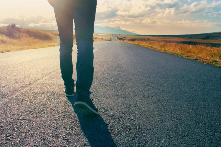 Walking forward
