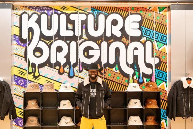 Kulture Original founder Mekenzie Davis on April 14, 2026, in his store at the Mall of Abilene. Kulture Original is a faith-based clothing brand based out of Abilene that promotes unity and inclusion through original clothing designs inspired by culture...