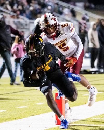 The Red Tornados ended the Bulldogs winning streak in the fourth round of the 2025 NCHSAA Football Championship playoff game 36 - 29.