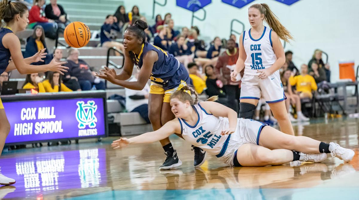 Girls Basketball Holmes Buzzer Beater Completes Cox Mill S