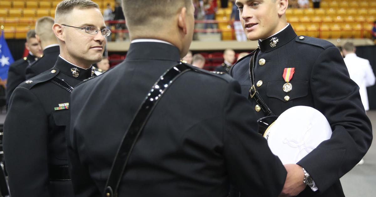 VMI grad, tested by family tragedy, heads to Marine Corps