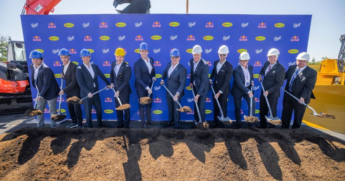 Red Bull Raciing Rauch Red Bull, Ball, Rauch break ground on $1.7 billion project