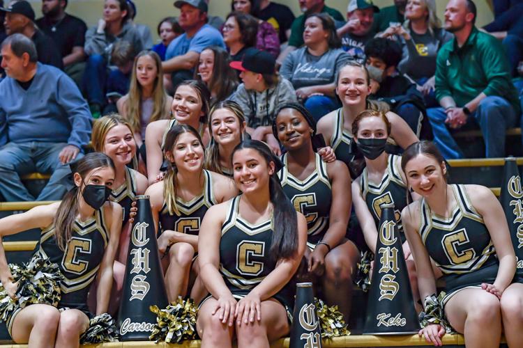 The Vikings squeaked by the Spiders 81-70.