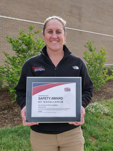 Concord electric safety award