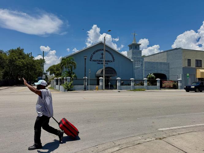 A scene from Miami’s Little Haiti neighborhood, part of a larger South Florida Haitian community upended by the loss of temporary deportation protection. 