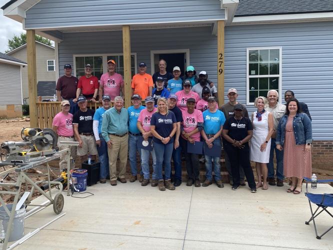 Habitat Cabarrus volunteers and staff.