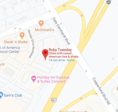 Ruby Tuesday location