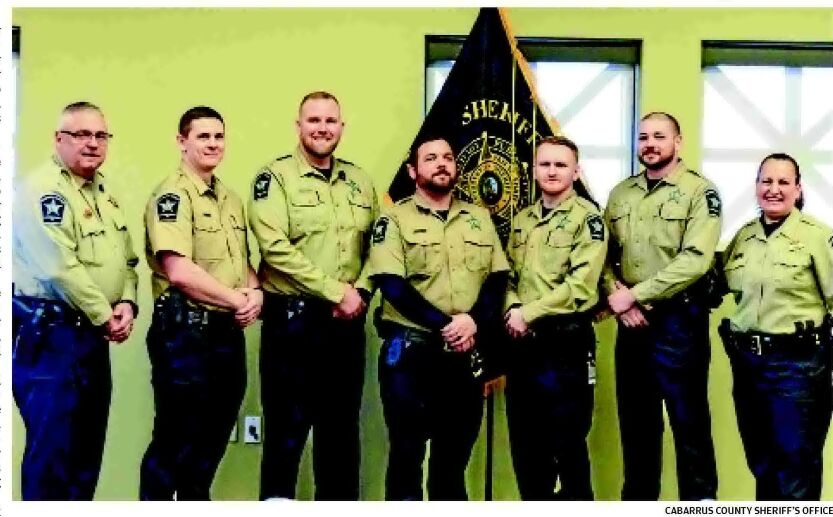 Six Cabarrus detention officers set to become deputies