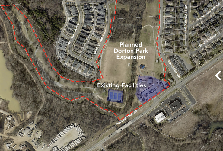 Before image of Dorton Park