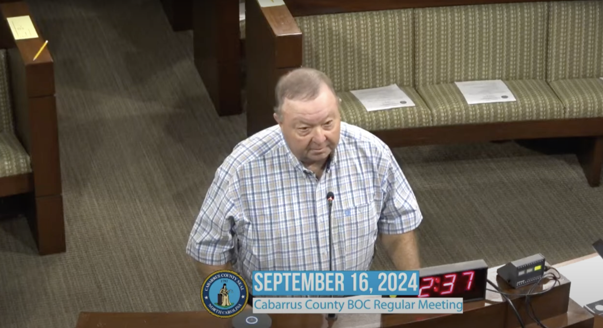 Cabarrus County NC commissioners split votes on issues