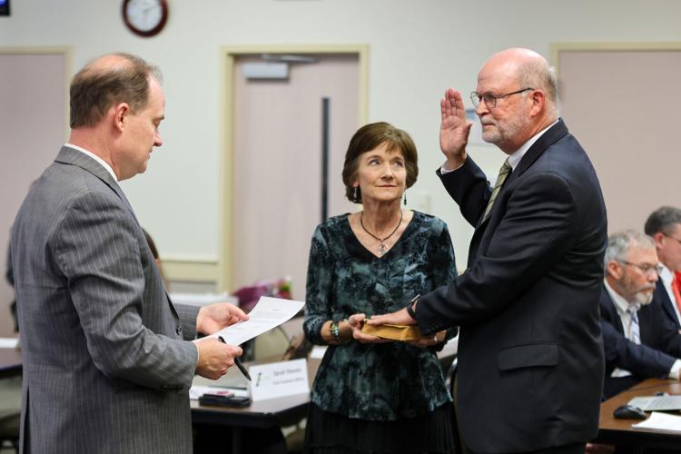 Sworn in