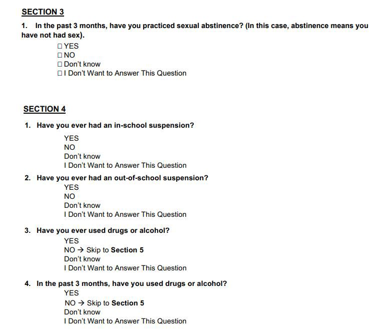 School Board Oks Revised Sex Survey News 4942