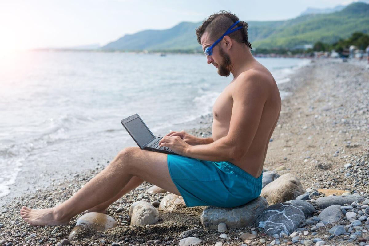A new survey reveals that even when Americans take a vacation, they struggle to unplug from work and relax while away.