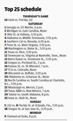 football spreads week 1