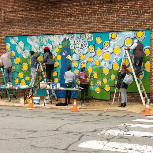 Fresh mural