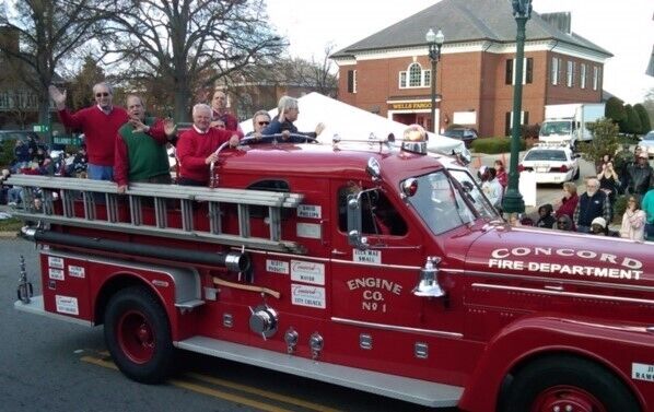 Concord City Council Members at Christmas Parade