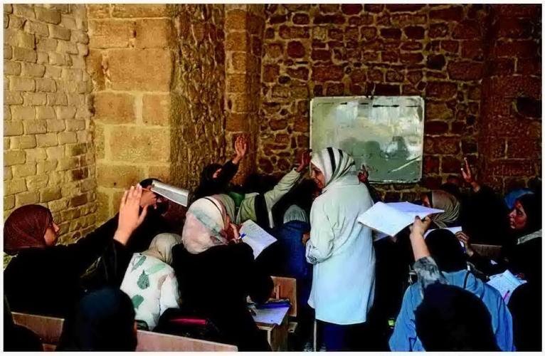 Most Gaza schools destroyed, leaving students displaced