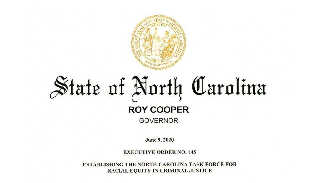 READ IT YOURSELF: Governor's order establishing N.C. Take for for Racial Equity in Criminal Justice