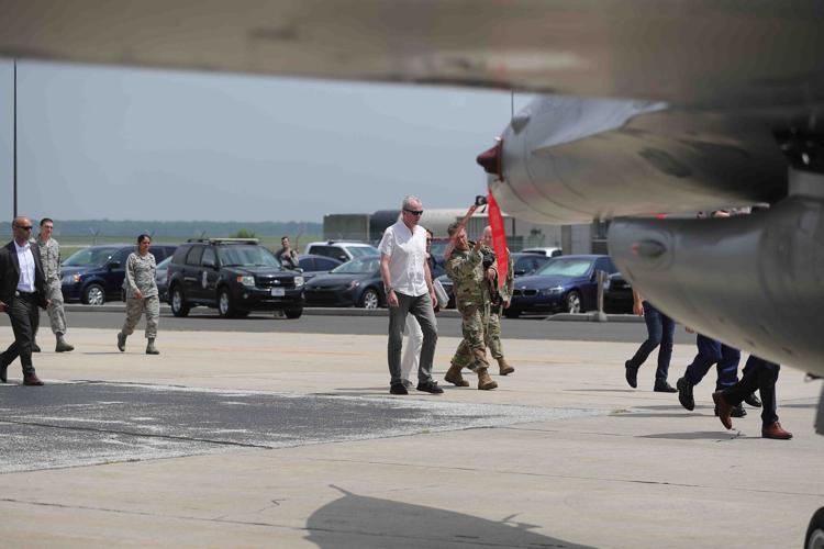 Governor Phil Murphy and U.S. Representative Donald Norcross visits military base