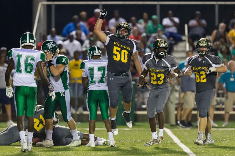 The undefeated Central Cabarrus Vikings defeat the A.L. Brown Wonders for the first time in school history 33-30.