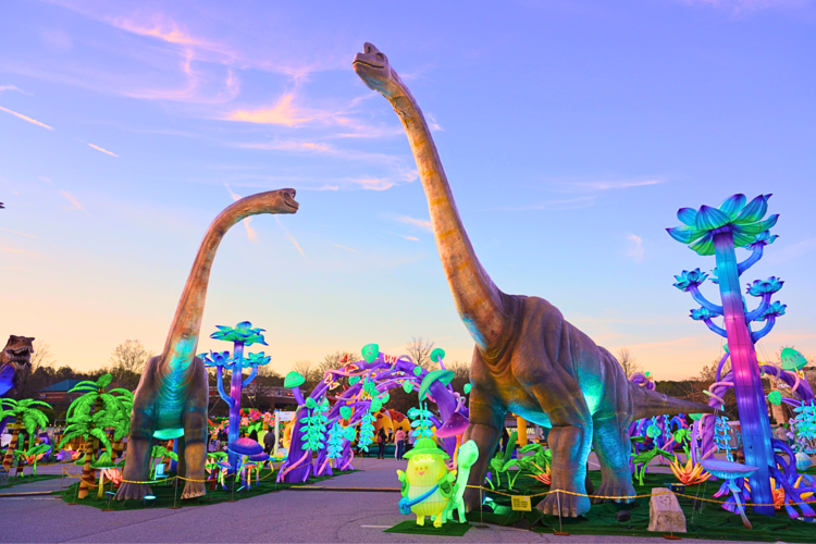 Dinosaurs at Concord Mills