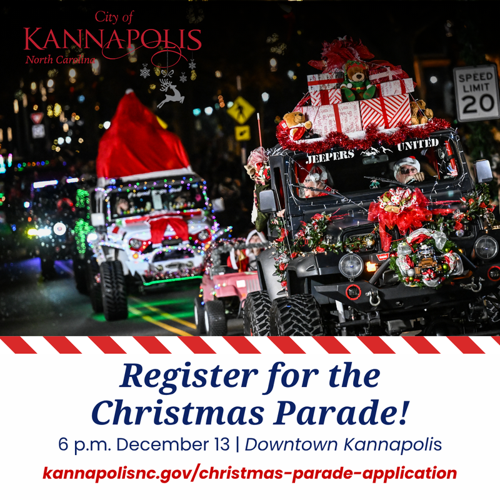 Register for the Christmas parade