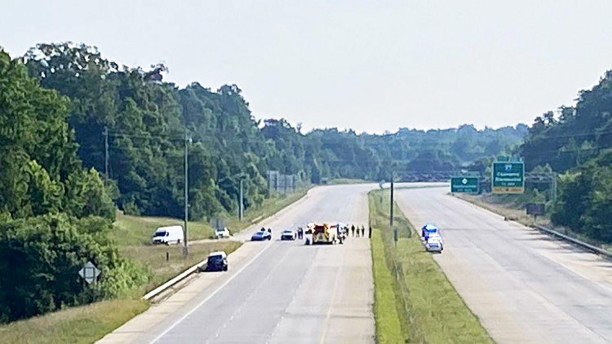 I-485 crash scene