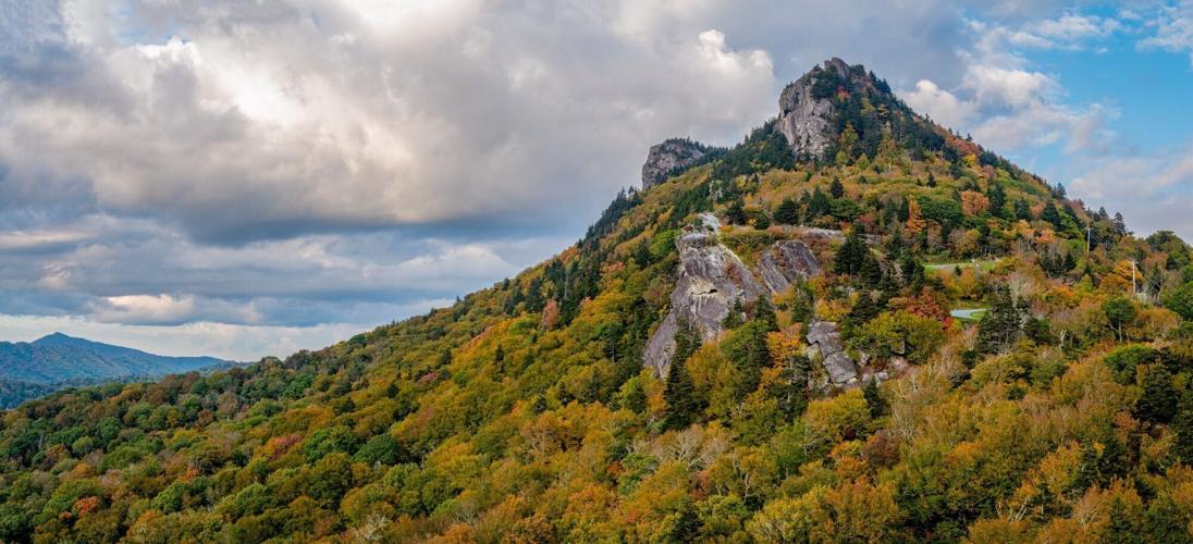 Fall view of Linville Peak